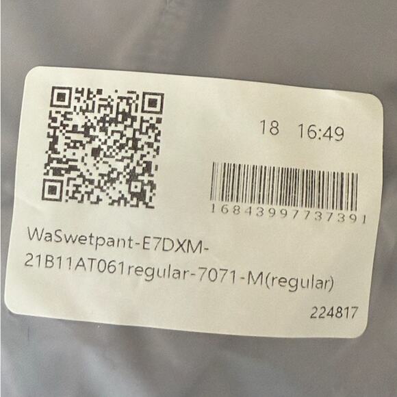 NWT Halara Cloudful Air High Waisted Drawstring Joggers in Gray Medium - Picture 10 of 10